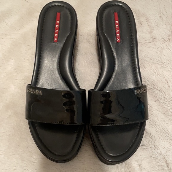*HOST PICK* Prada Platform Sandals Like New! - Picture 2 of 8